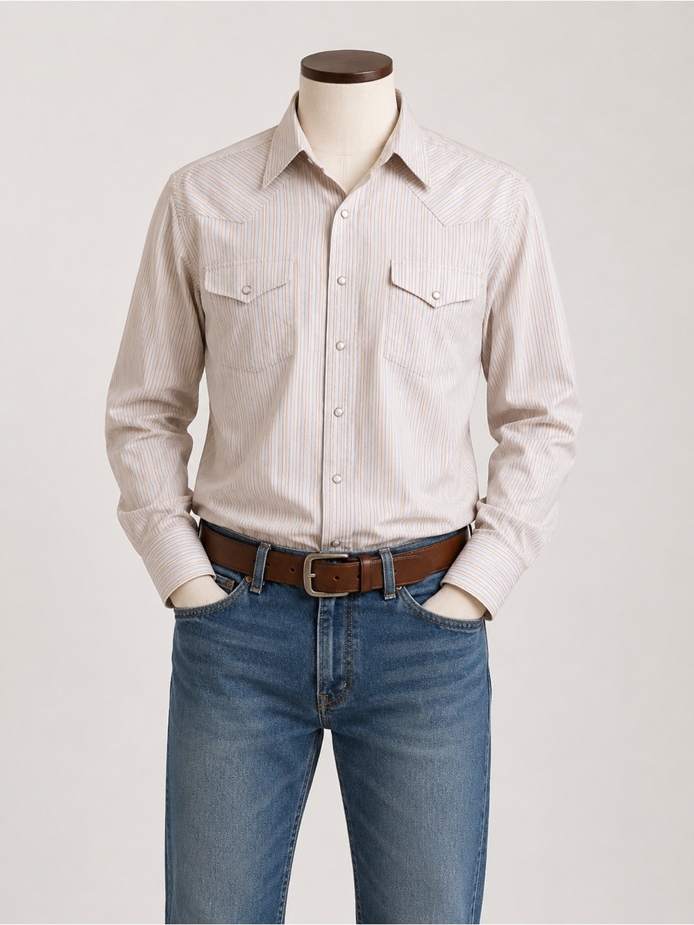 Panhandle Slim Men's Western Shirt with Pearl Snaps XLT